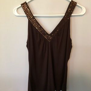 Michael Kors S tank top | Brown | Sequins